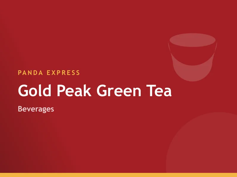 Panda Express Gold Peak Green Tea
