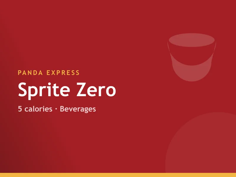 Panda Express Sprite Zero