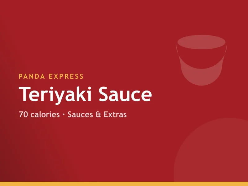 Panda Express Teriyaki Sauce