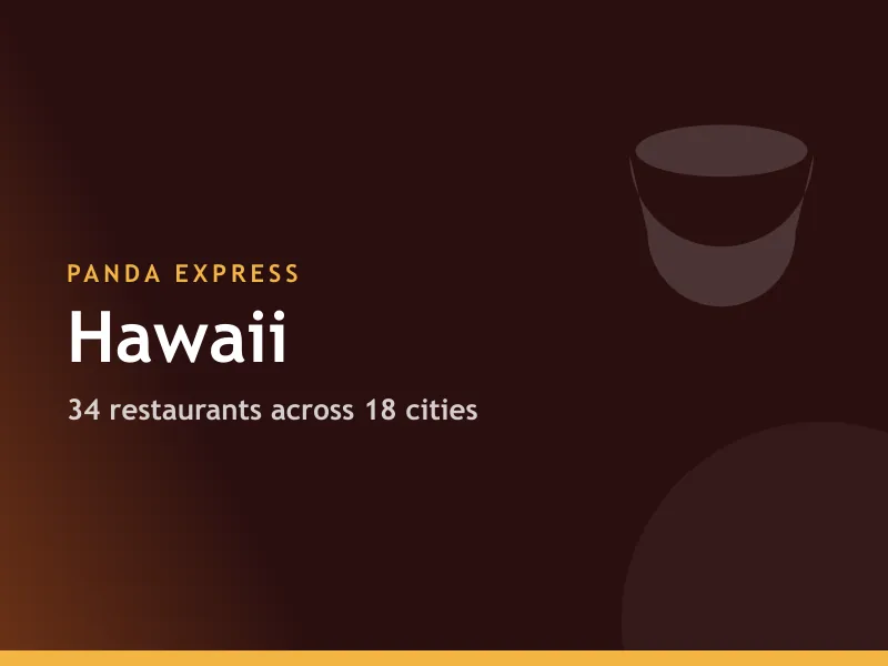 Panda Express locations in Hawaii