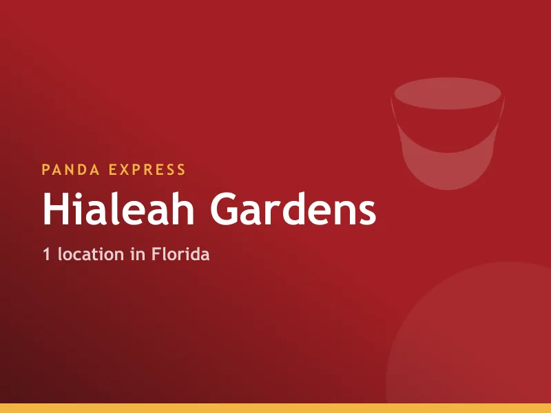 Panda Express Hialeah Gardens, FL