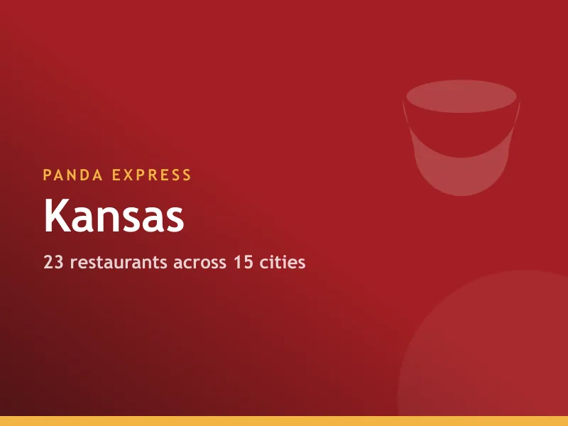 Panda Express locations in Kansas