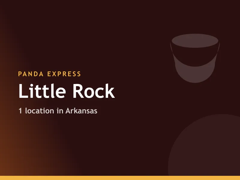 Panda Express Little Rock, AR