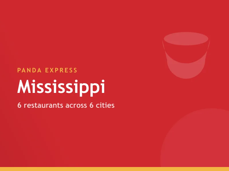 Panda Express locations in Mississippi