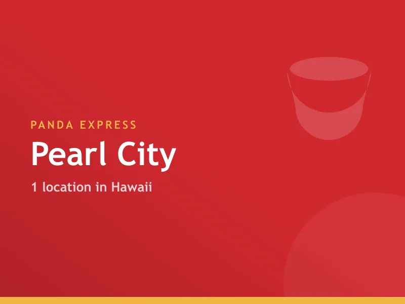 Panda Express Pearl City, HI