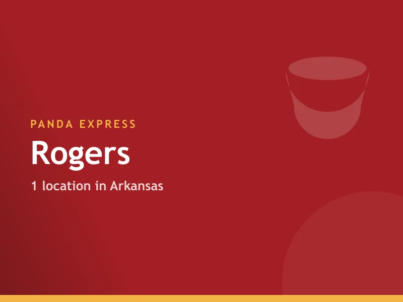 Panda Express Rogers, AR
