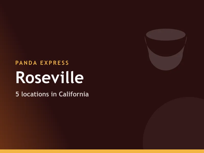 Panda Express Roseville, CA