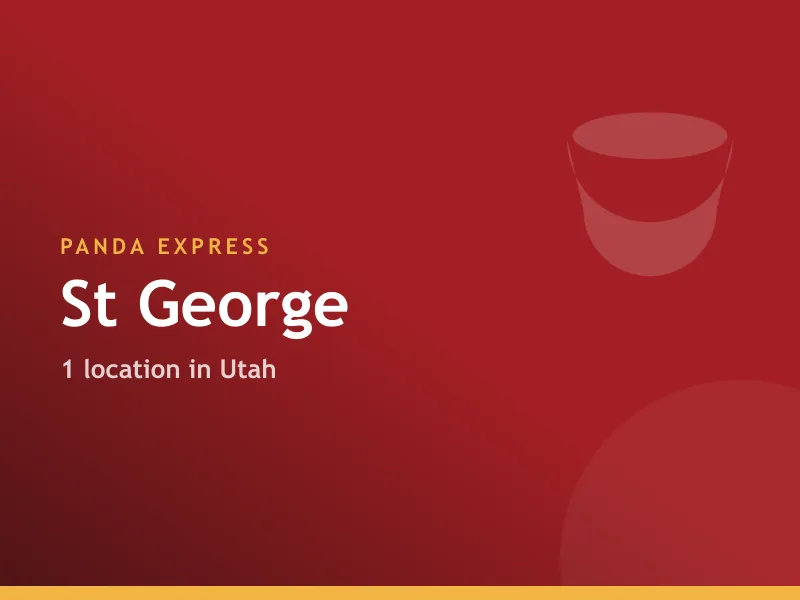 Panda Express St George, UT