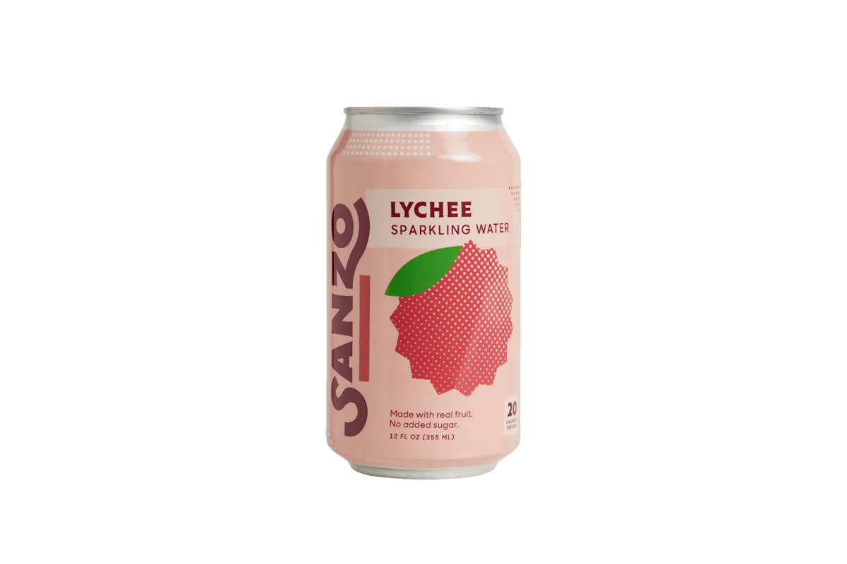 Panda Express Sanzo Lychee Sparkling Water